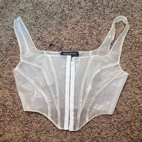 Shane Justin Clear Corset - Picture 1 of 3